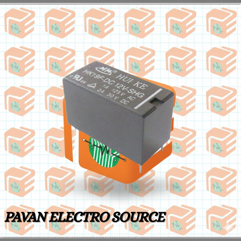 VK19F 12V DPDT Relay